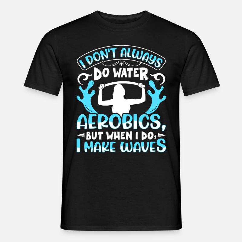 Aerobic Exercise Designs - Männer T-Shirt - Schwarz