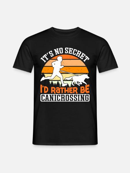 Chien de course Canicross Design - T-shirt homme - noir