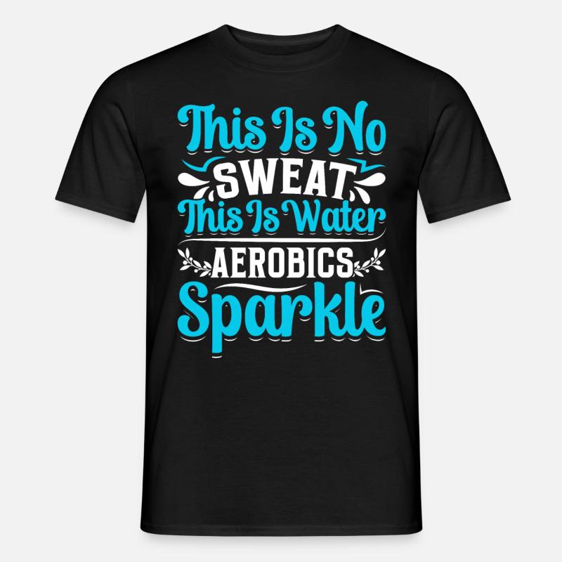 Aerobic Exercise Designs - Männer T-Shirt - Schwarz