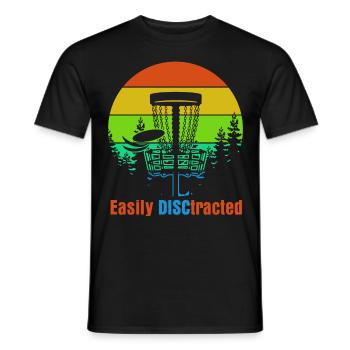 Disc Golf Frisbee Frisbee Sport Disc golf - T-shirt homme - noir - Devant - AI Model Male 178 light (178cm)