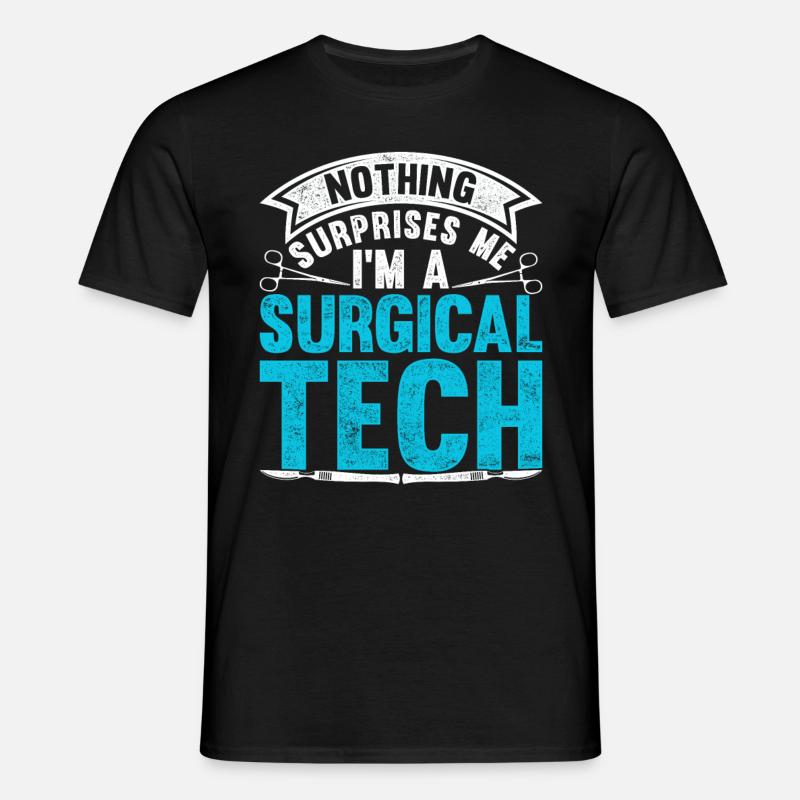 Chirurgischer Assistent - Männer T-Shirt - Schwarz