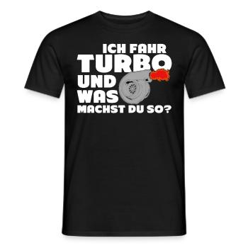 Turbolader Tuner Werkstatt Tuning - Männer T-Shirt - Schwarz - Vorne - AI Model Male 178 light (178cm)