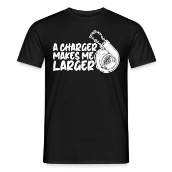 Turbolader Werktsatt Auto Tuner - Männer T-Shirt - Schwarz - Vorne - AI Model Male 178 light (178cm)