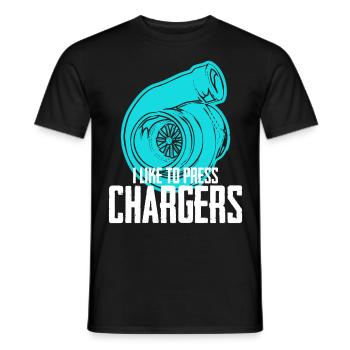 Turbocompresseur Werktsatt Auto Tuner Tuning - T-shirt homme - noir - Devant - AI Model Male 178 light (178cm)