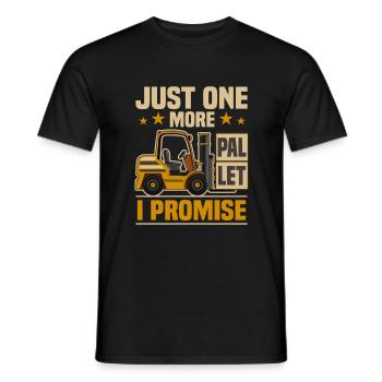 Gabelstabler Logistik | Gabelstaplerfahrer - Männer T-Shirt - Schwarz - Vorne - AI Model Male 178 light (178cm)
