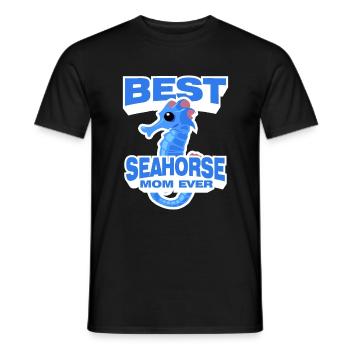 Seepferdchen | Meer Seepferd Tiere Fische Geschenk - Männer T-Shirt - Schwarz - Vorne - AI Model Male 178 light (178cm)