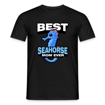 Seepferdchen | Meer Seepferd Tiere Fische Geschenk - Männer T-Shirt - Schwarz - Vorne - AI Model Male 178 light (178cm)