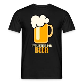 Bier Witz Craft Beer Bierbrauer Brauerei - Männer T-Shirt - Schwarz - Vorne - AI Model Male 178 light (178cm)