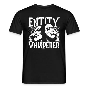 Ghost Hunt Entity Whisperer - Men's T-Shirt - black - Front - AI Model Male 178 light (178cm)