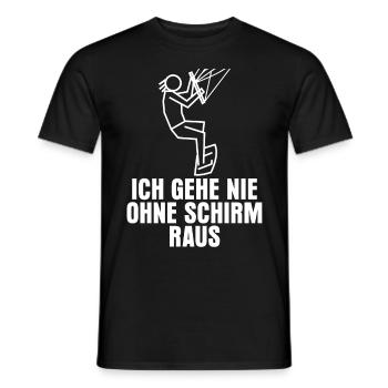 Kitesurfer Spruch Kitesurfen Kiteboarder - Männer T-Shirt - Schwarz - Vorne - AI Model Male 178 light (178cm)