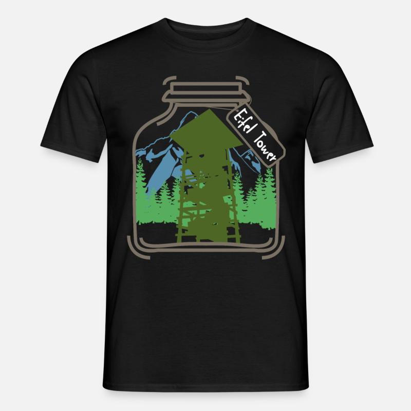 Tour d’observation de l’Eifel Eifel - T-shirt homme - noir