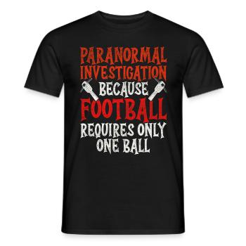 Geisterjagd - Männer T-Shirt - Schwarz - Vorne - AI Model Male 178 light (178cm)