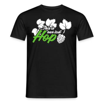 Hopfen Bier Witz Hobbybrauer Bierbrauer - Männer T-Shirt - Schwarz - Vorne - AI Model Male 178 light (178cm)