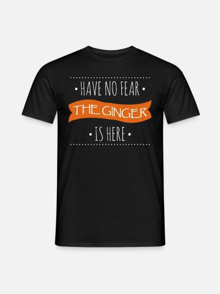 Redhead Red Hair Redhead - Men's T-Shirt - black