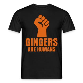 Red Hair Saying Redhead Redhead - Men's T-Shirt - black - Front - AI Model Male 178 light (178cm)