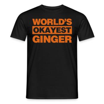 Rote Haare lustig Rothaarig Rotschopf - Männer T-Shirt - Schwarz - Vorne - AI Model Male 178 light (178cm)