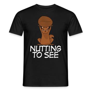 Eichhörnchen - Männer T-Shirt - Schwarz - Vorne - AI Model Male 178 light (178cm)