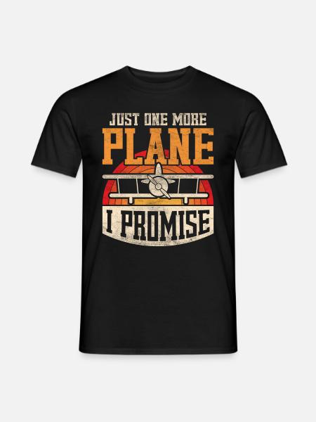 Modellflugzeug Modellflieger - Männer T-Shirt - Schwarz