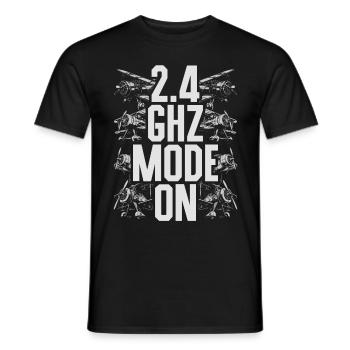 Modèle d’avion Modèle d’avion 2,4 GHz Mode activé - T-shirt homme - noir - Devant - AI Model Male 178 light (178cm)
