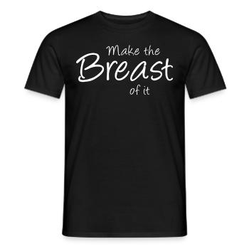 Tits Breast Party Holiday Boobs - T-shirt homme - noir - Devant - AI Model Male 178 light (178cm)