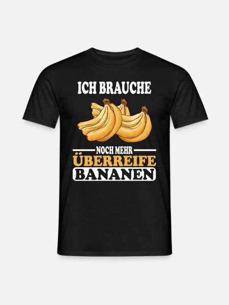 Bananen Brot Bäcker - Männer T-Shirt - Schwarz