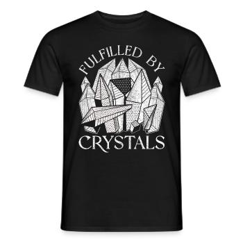 Crystal Healer Crystal Healing Crystals - T-shirt homme - noir - Devant - AI Model Male 178 light (178cm)