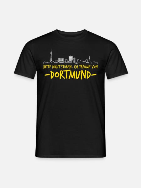 Dortmunder Witz Dortmund - Männer T-Shirt - Schwarz