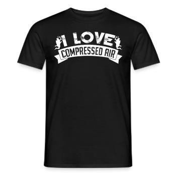 Divers Diving Scuba Diving - Men's T-Shirt - black - Front - AI Model Male 178 light (178cm)