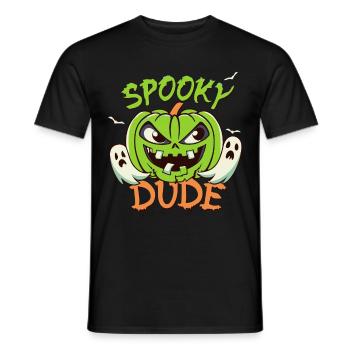 Mec effrayant Halloween - T-shirt homme - noir - Devant - AI Model Male 178 light (178cm)