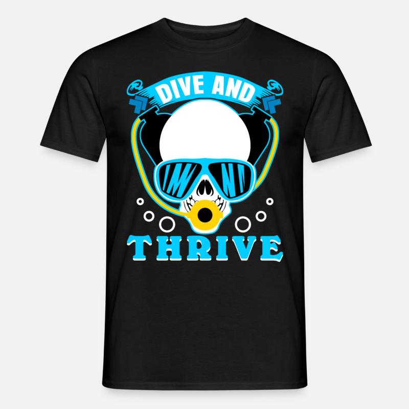 Lunettes de plongée de plongéePlongée - T-shirt homme - noir
