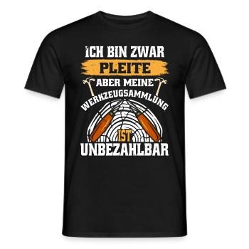 Holzschnitzer Holzschnitzerei - Männer T-Shirt - Schwarz - Vorne - AI Model Male 178 light (178cm)