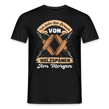 Holzschnitzer Holzschnitzerei - Männer T-Shirt - Schwarz - Vorne - AI Model Male 178 light (178cm)