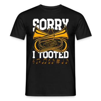 Euphonium Euphoniste Désolé d’avoir tooted - T-shirt homme - noir - Devant - AI Model Male 178 light (178cm)