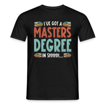 Librarian Librarian Library Assistant - Men's T-Shirt - black - Front - AI Model Male 178 light (178cm)