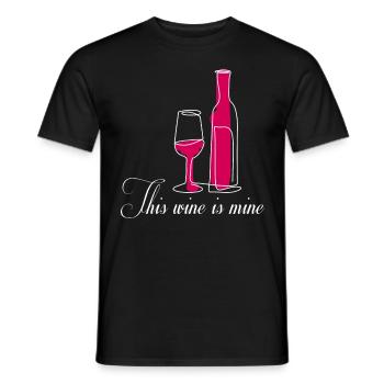 Fête des buveurs de vin - T-shirt homme - noir - Devant - AI Model Male 178 light (178cm)