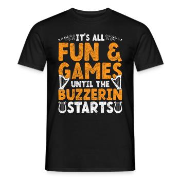 Harfenist Harfenistin Harfenspielerin Harfe - Männer T-Shirt - Schwarz - Vorne - AI Model Male 178 light (178cm)