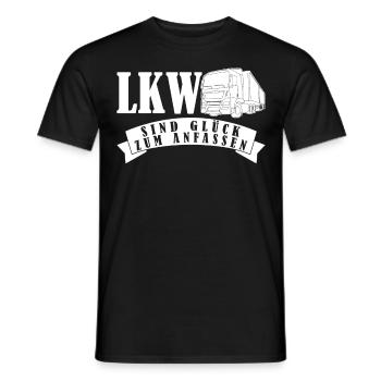 LKW-Fahrer LKW Trucker Lastwagen - Männer T-Shirt - Schwarz - Vorne - AI Model Male 178 light (178cm)
