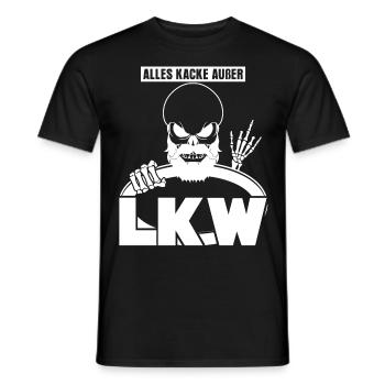 Trucker LKW-Fahrer Lastwagen LKW - Männer T-Shirt - Schwarz - Vorne - AI Model Male 178 light (178cm)