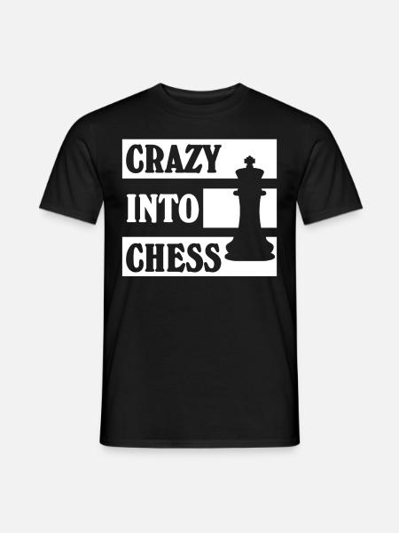 Crazy into Chess - Men's T-Shirt - black