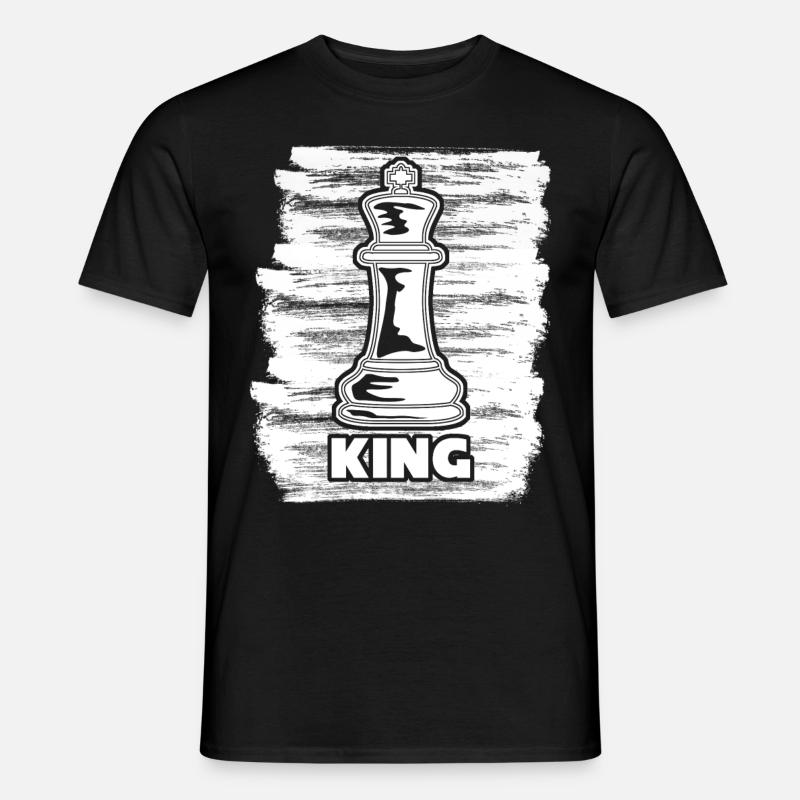 Chess Board King - Männer T-Shirt - Schwarz