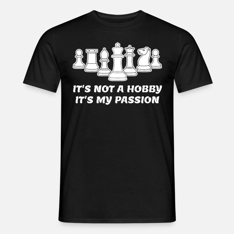 Chess Pieces Chess Board - Men's T-Shirt - black