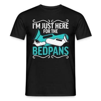 Altenpflegehelfer Pflegehelfer Pflegehelferin - Männer T-Shirt - Schwarz - Vorne - AI Model Male 178 light (178cm)