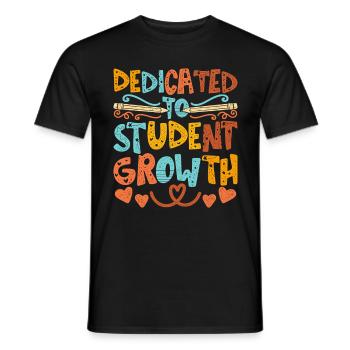 Educational Assistant Teaching Assistant - Men's T-Shirt - black - Front - AI Model Male 178 light (178cm)