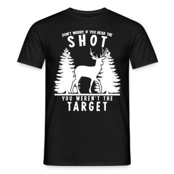 Hunters Hunter Hunting - Männer T-Shirt - Schwarz - Vorne - AI Model Male 178 light (178cm)