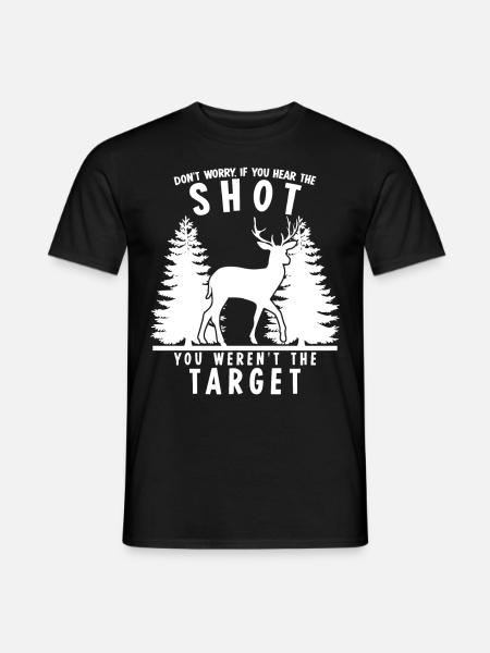 Hunters Hunter Hunting - Männer T-Shirt - Schwarz