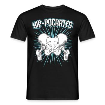 Hip Surgery Joke Hip Implant - Men's T-Shirt - black - Front - AI Model Male 178 light (178cm)
