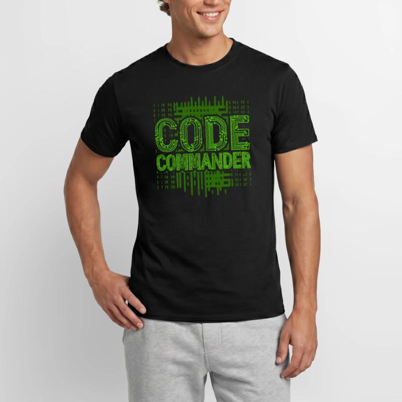 Netzwerkadministrator Code Commander Männer T-Shirt