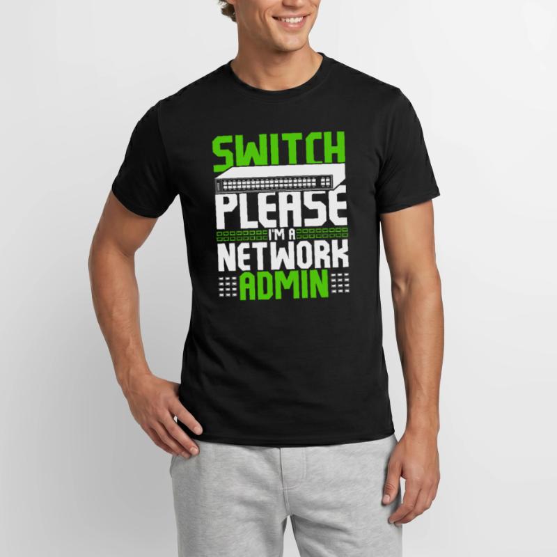 Network Administrator Programmer Men’s T-shirt