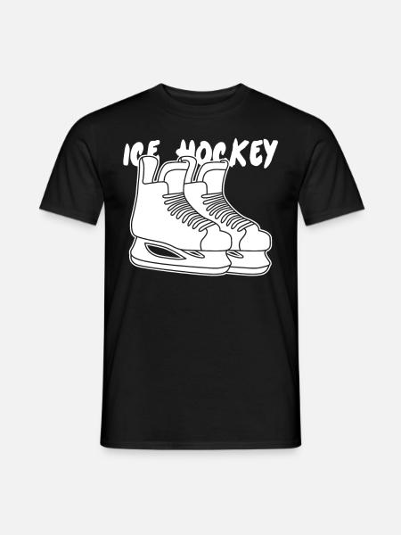 Ice Hockey Skates - Men's T-Shirt - black