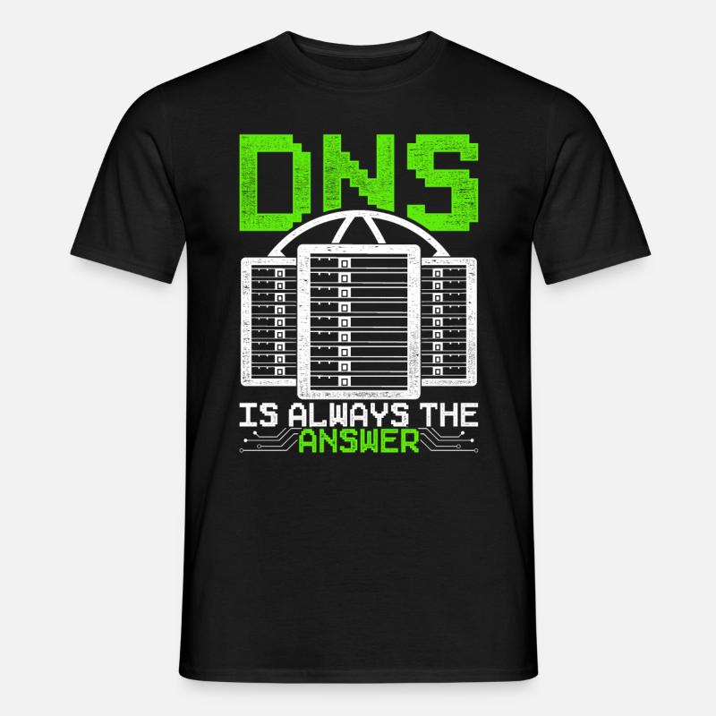 Administrateur réseau Programmeur - T-shirt homme - noir